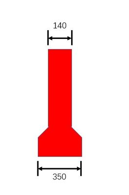 حاجز الطريق Rotomolding Products 560x560 4 ألوان