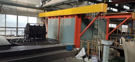PLC مكوك Rotomolding آلة 1000KG كحد أقصى. الوزن 3000 مم كحد أقصى. قطر الدائرة